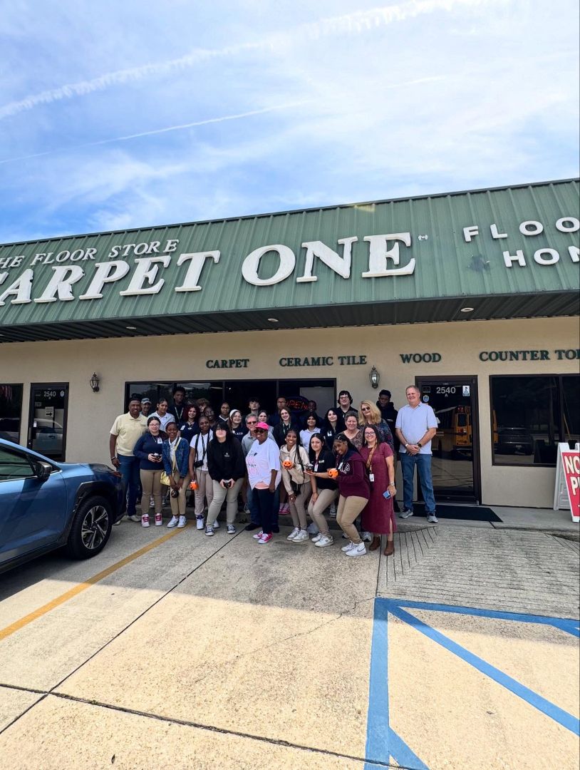 The Floor Store Carpet One hosts high school business students