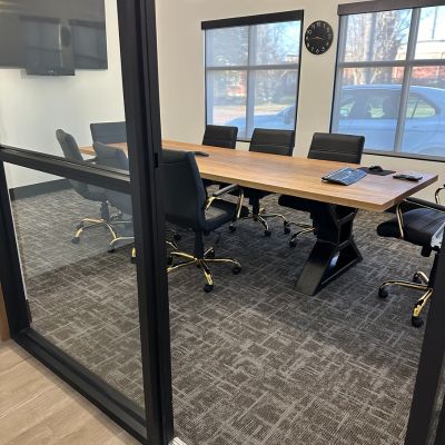 carpet in a Denham Springs LA, office conference room