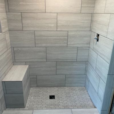 bathroom tile remodel in Denham Springs LA