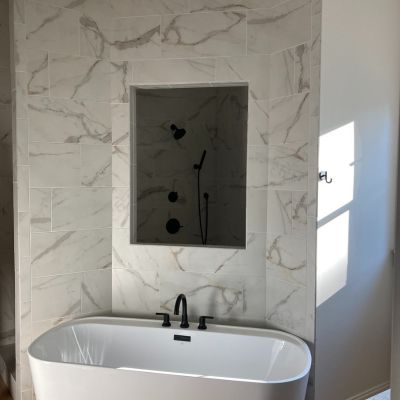 custom tile bath installation in Denham Springs LA
