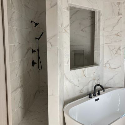 custom tile bath installation in Denham Springs LA