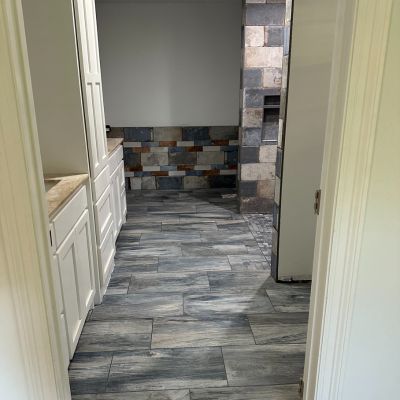 tile bathroom flooring installation in Denham Springs LA